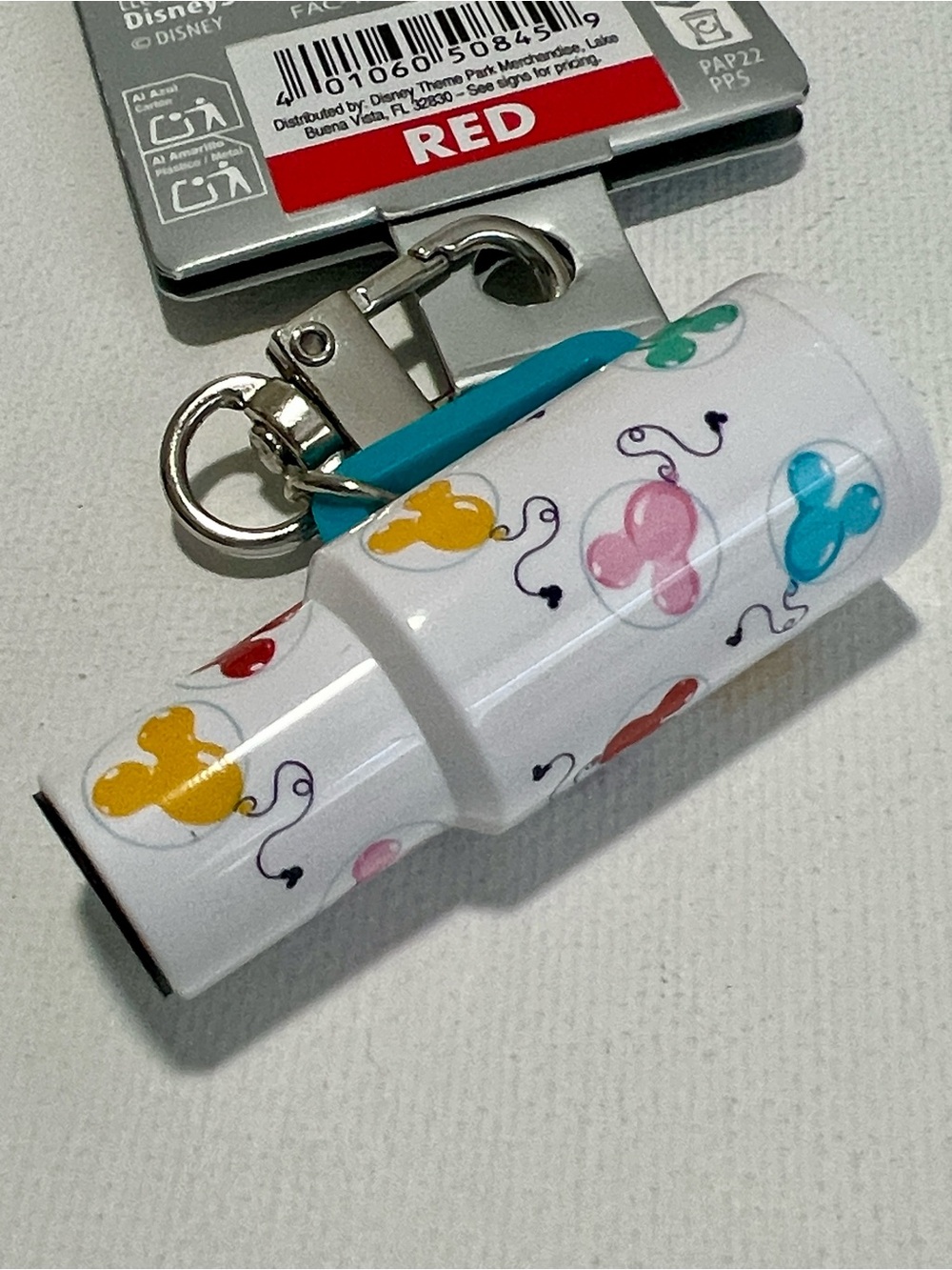 NWT Disney Mickey Balloons Tumbler Keychain Bag Charm - Picture 3 of 7